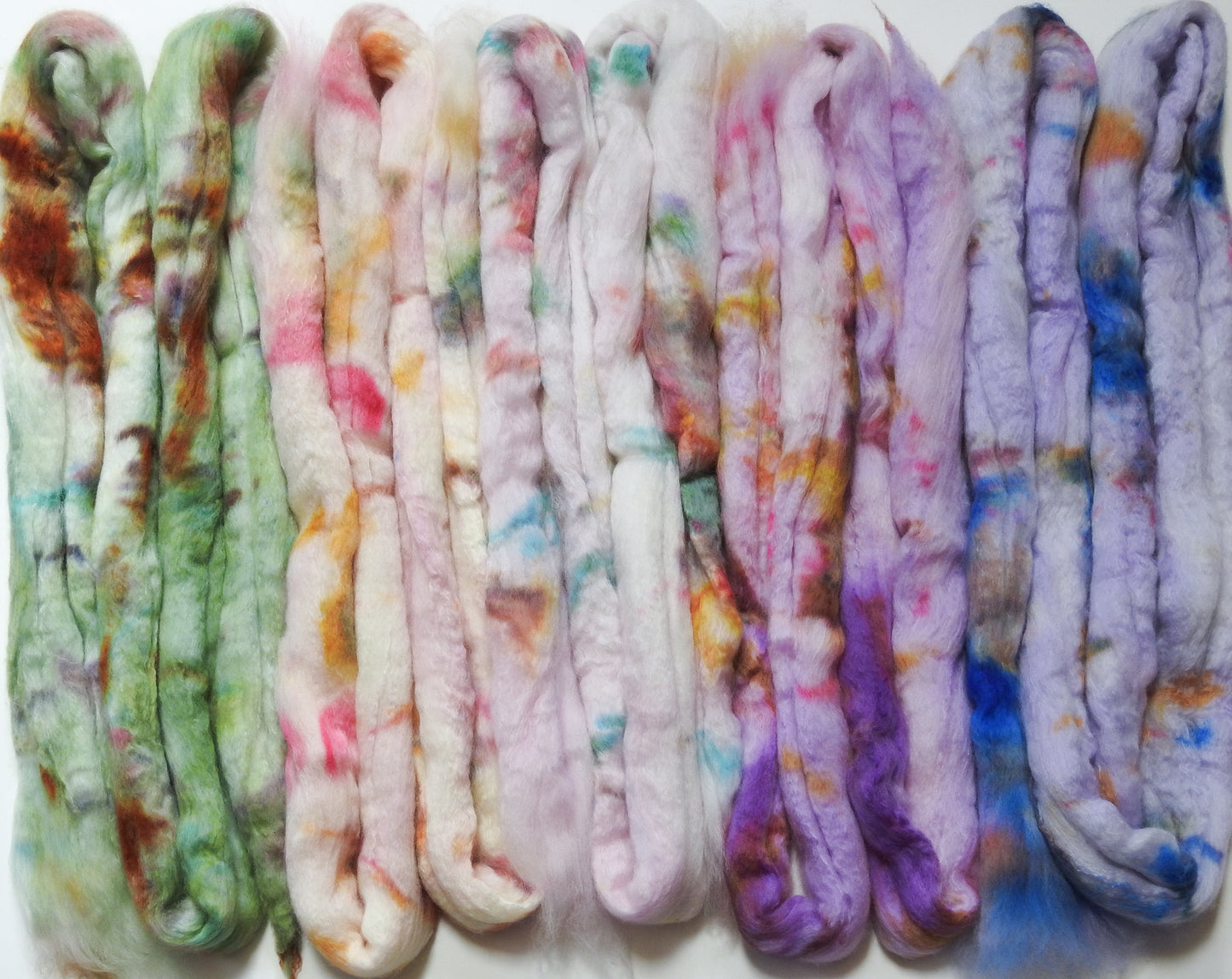 New Day Dyed Gradient Set (7.5 oz) - Polwarth / Tussah silk (85/15)