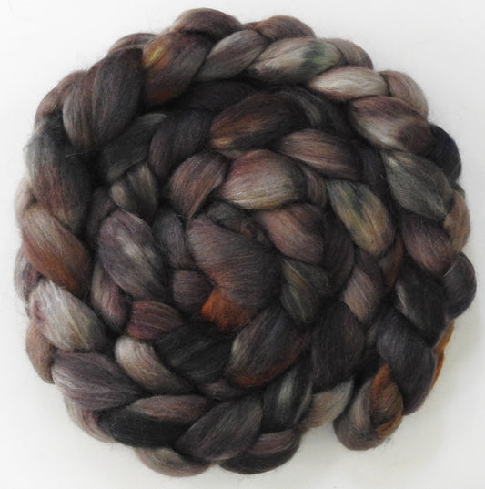 Morel (5.8 oz) -Batt in a Braid #10- Superfine Merino/ Silk/Kid Mohair /Corriedale(25/25/25/25)