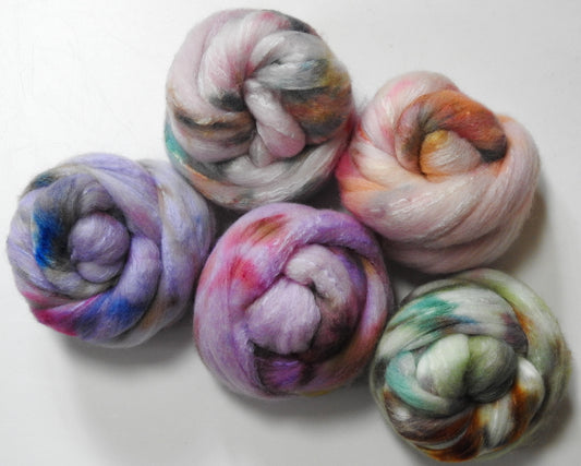 New Day Dyed Gradient Set (7.5 oz) - Polwarth / Tussah silk (85/15)