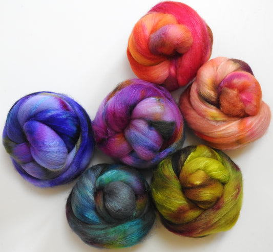 Flying Colors Dyed Gradient Set (8.8 oz) - Polwarth / Tussah silk (85/15)