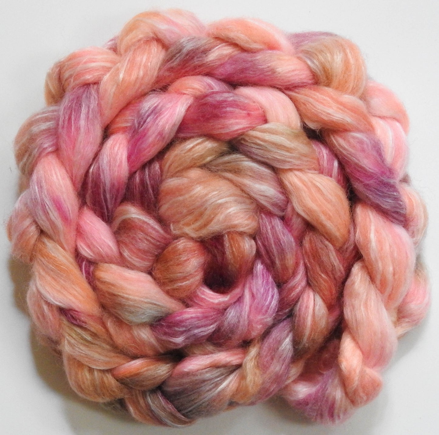 In the Pink (5.7 oz.)- White-faced Woodland/ Ramie/ Llama/ Bamboo (35/35/15/15)-