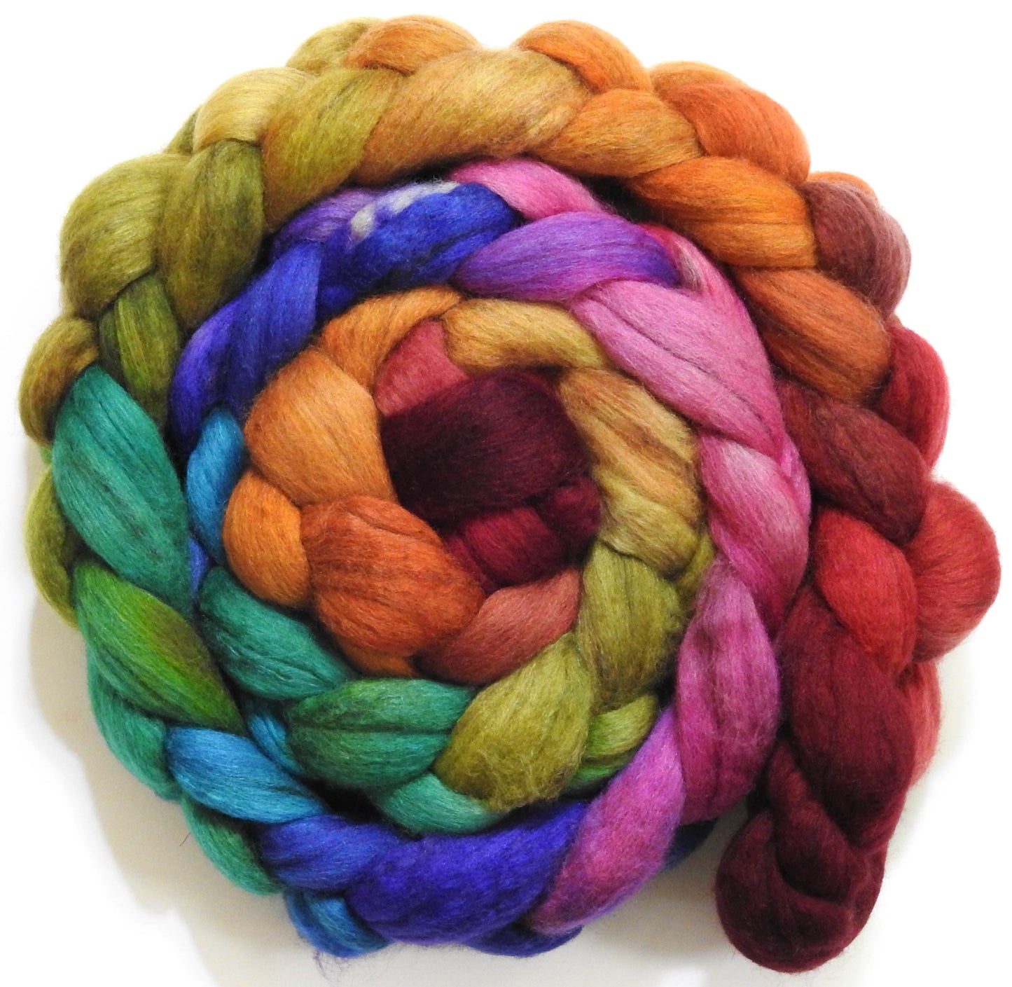 End of the Rainbow (5.7 oz)- Polwarth/ YAK / Mulberry Silk (60/20/20)