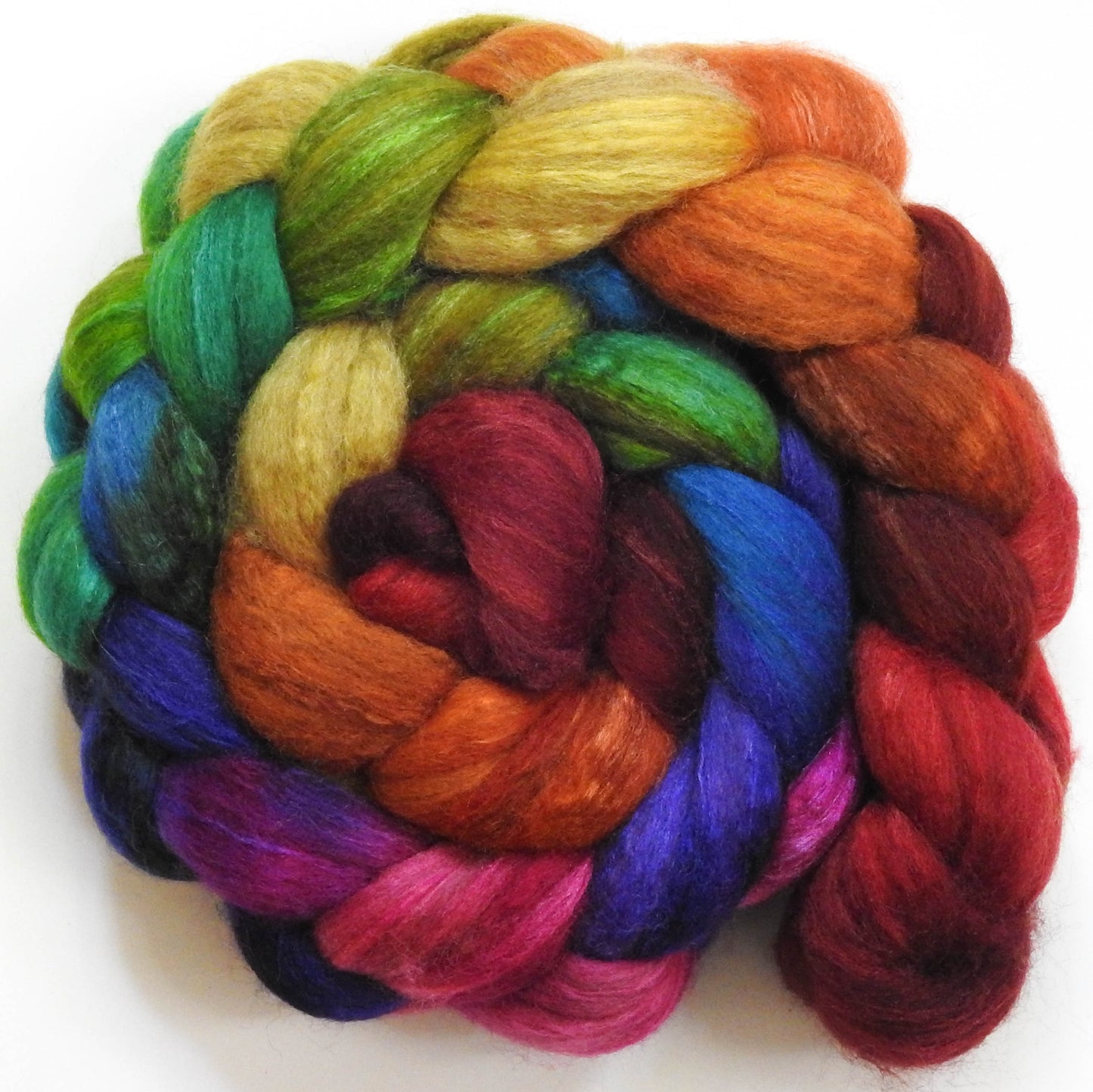 End of the Rainbow (5.7 oz) - Mixed Bfl/tussah silk (85/15)