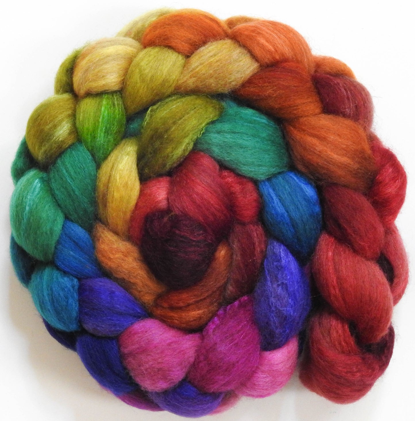 End of the Rainbow (5.7 oz) - Mixed Bfl/tussah silk (85/15)