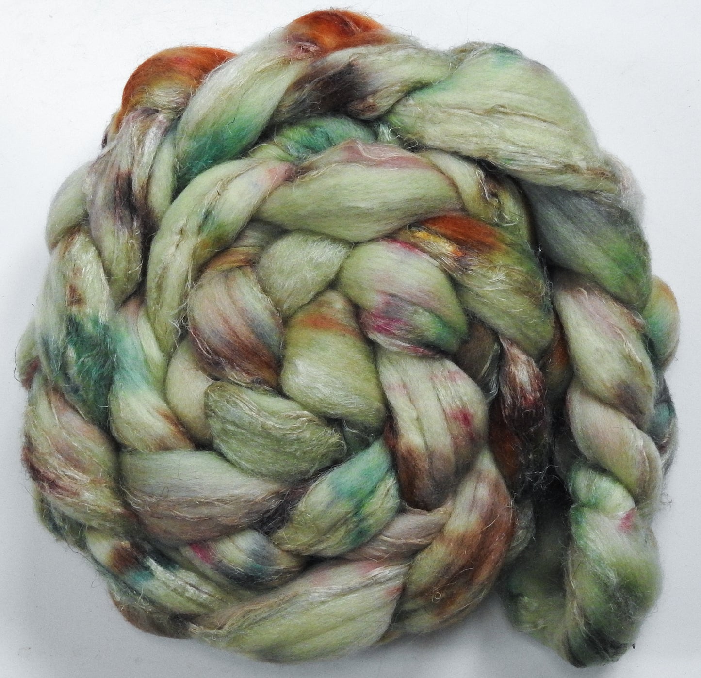 Pistachio Gelato - (5.5 oz) - Merino/ Tussah Silk/ Natural Flax (50/25/25)