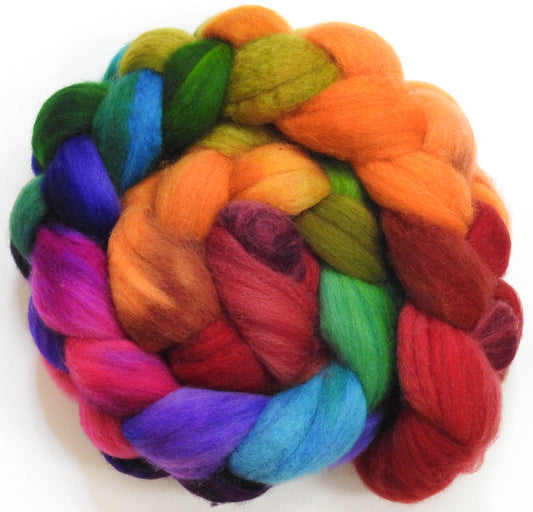 End of the Rainbow - Batt in a Braid #43 - Dorset/Cheviot/Kid Mohair (60/20/20)