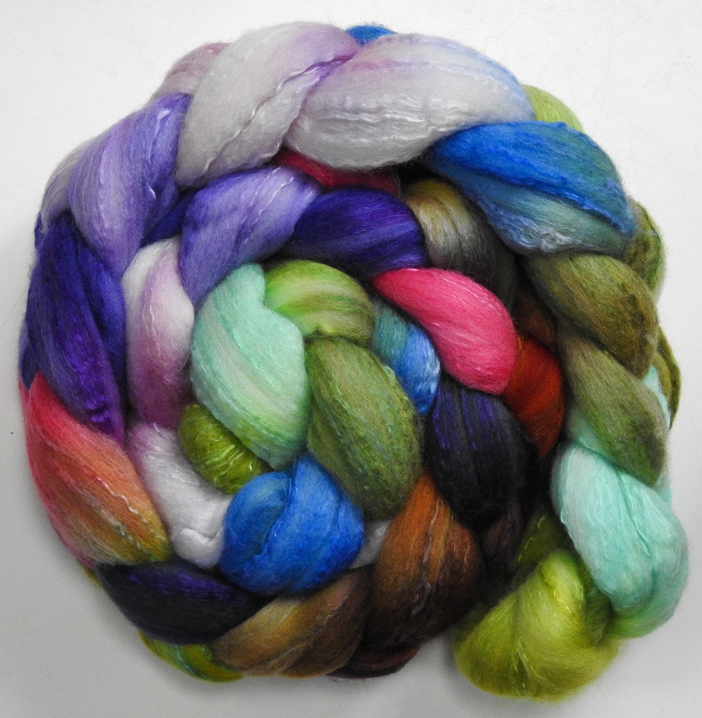 Glass Ornaments  (5.3 oz) - Organic Polwarth / Mulberry silk (80/20)