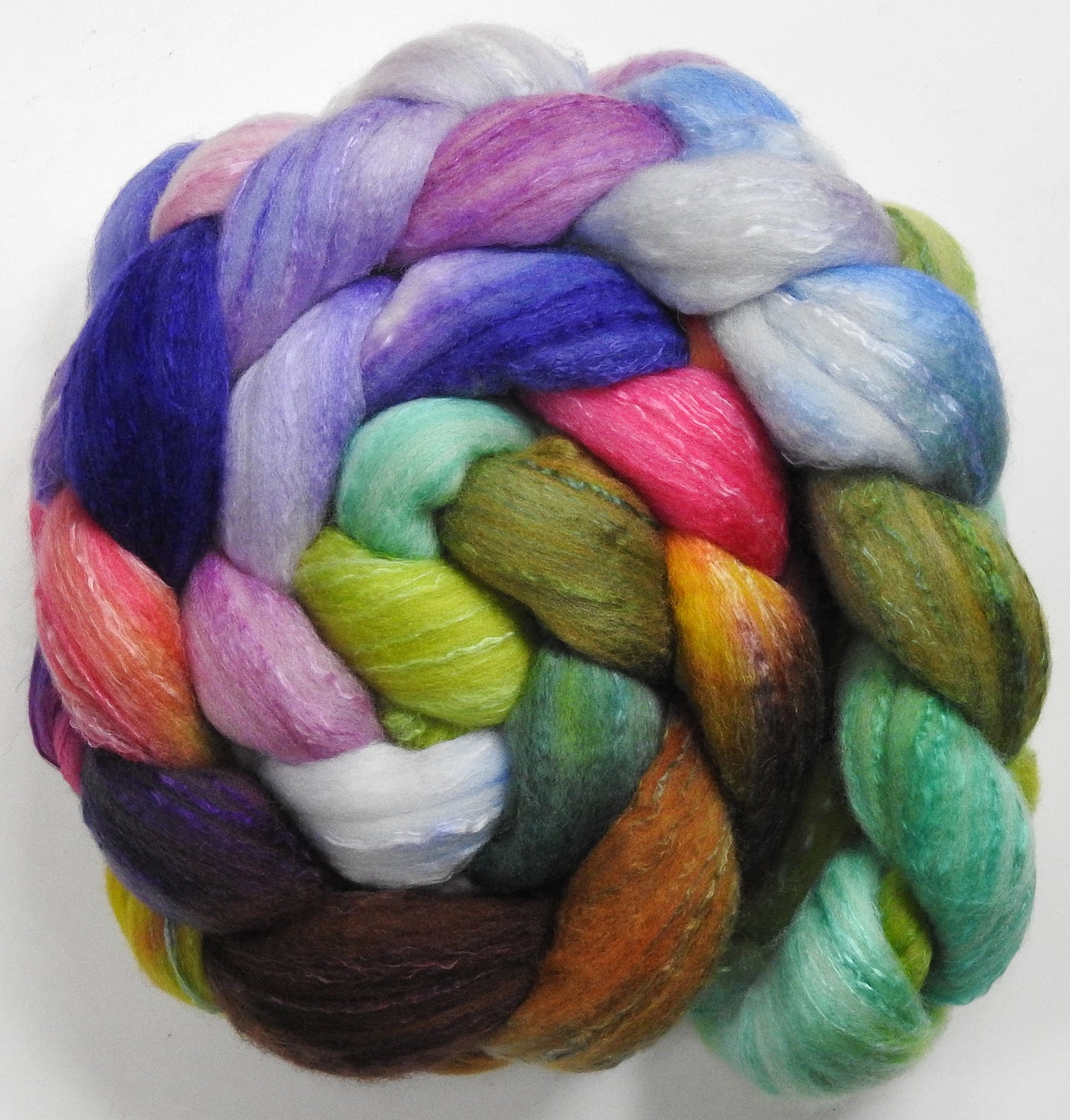 Glass Ornaments  (5.3 oz) - Organic Polwarth / Mulberry silk (80/20)