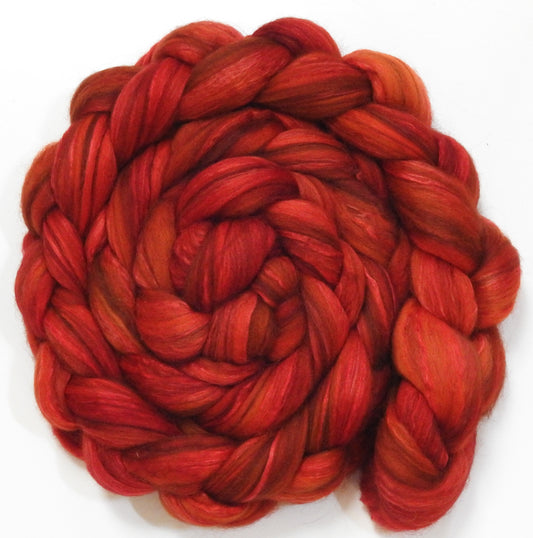 Tomato (5.7 oz) - 18.5 mic merino/ camel/ brown alpaca/ mulberry silk/ (40/20/20/20)