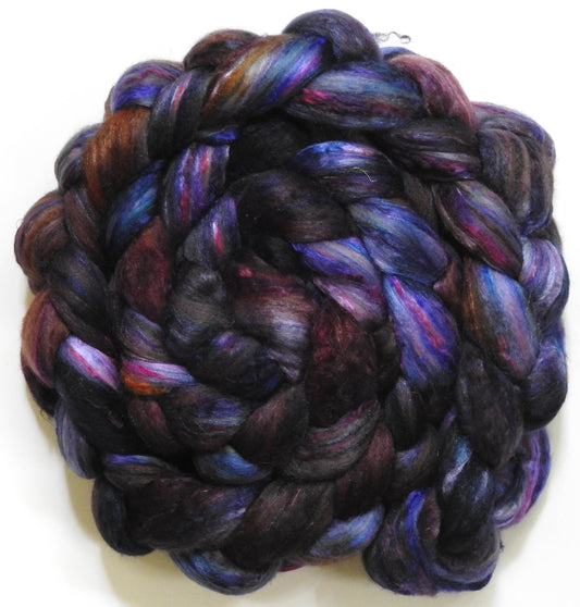 Singular - 39 (5.7 oz)-Batt in a Braid #39 - Merino/ Mulberry Silk / Sari Silk (50/25/25)