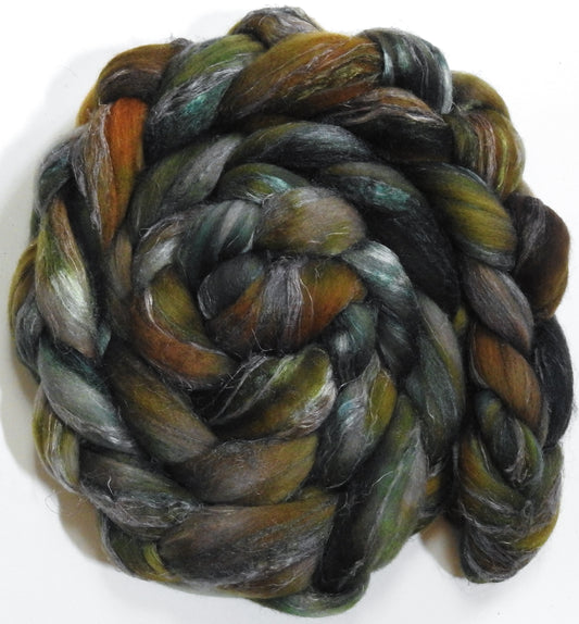Green Tea - (5.8 oz) - Merino/ Tussah Silk/ Natural Flax (50/25/25)