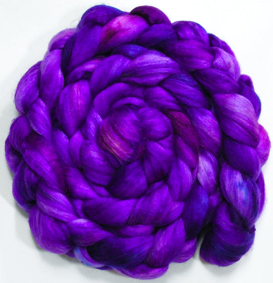Callicarpa (5.8 oz) - Batt in a Braid #5 - Merino/ Camel/ silk/ faux cashmere/ firestar (25/25/25/13/12)