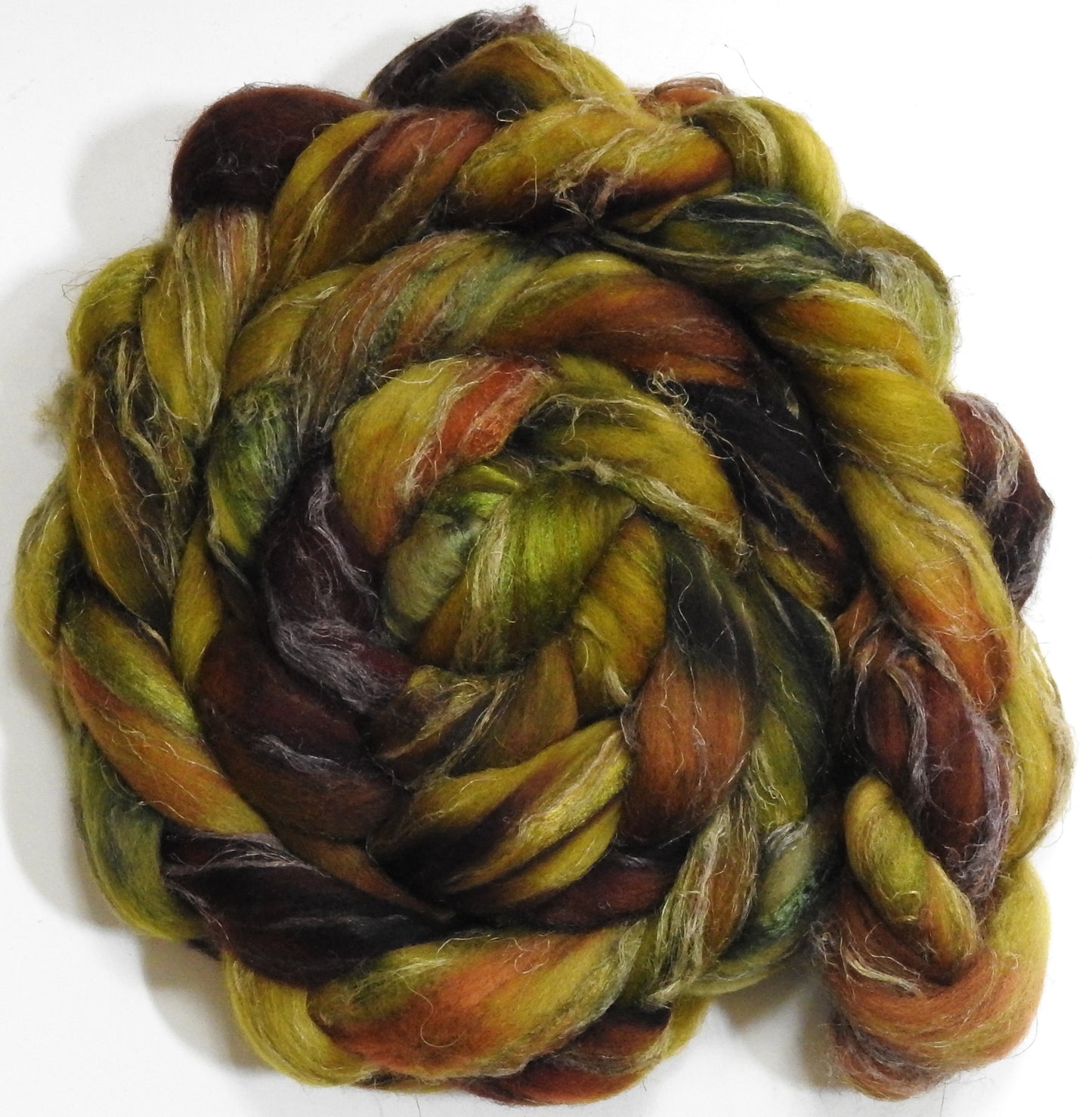 Sulfur - (5.9 oz) - Merino/ Tussah Silk/ Natural Flax (50/25/25)