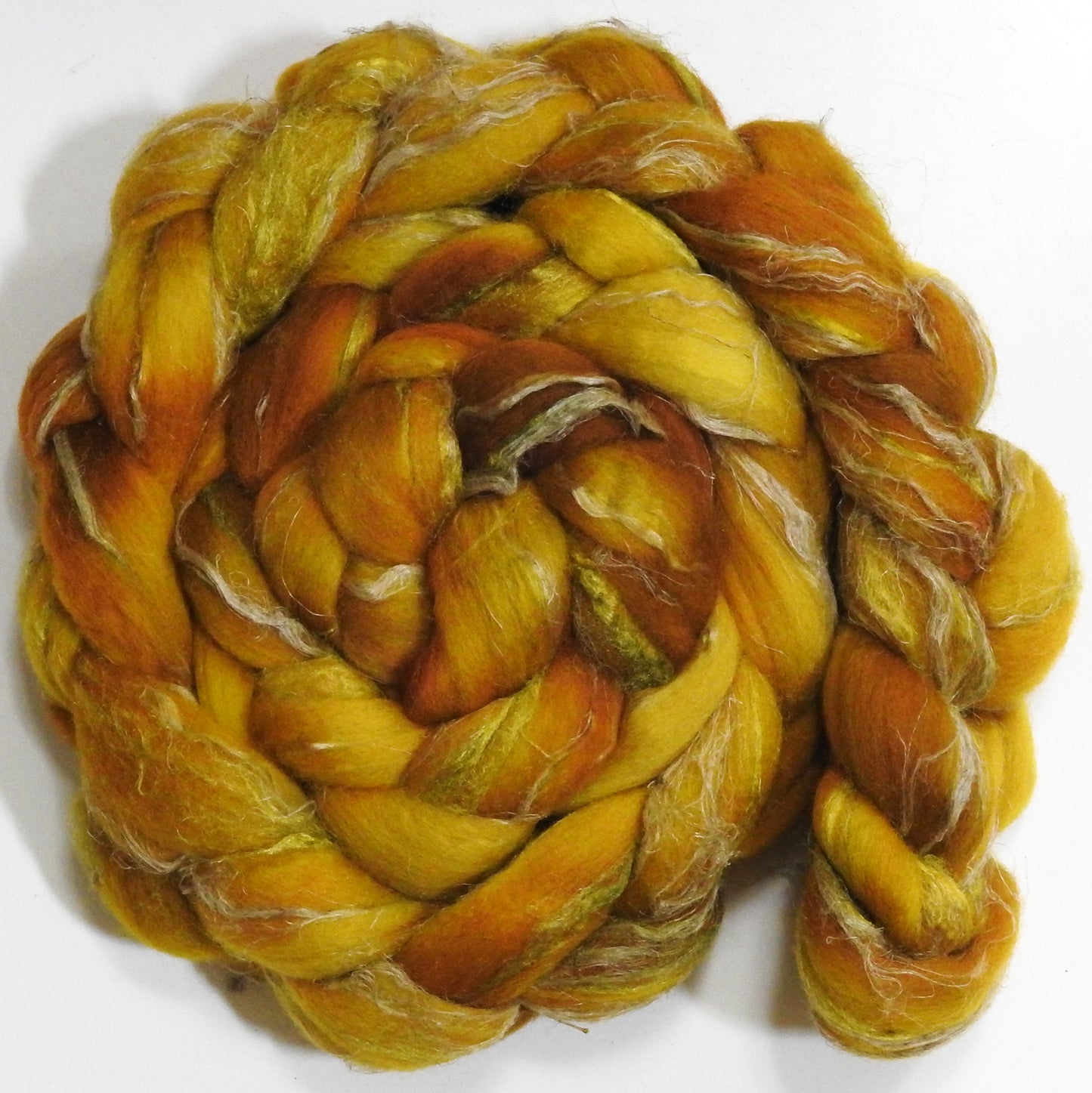 Goldenrod (5.8 oz) - Merino/ Tussah Silk/ Natural Flax (50/25/25)