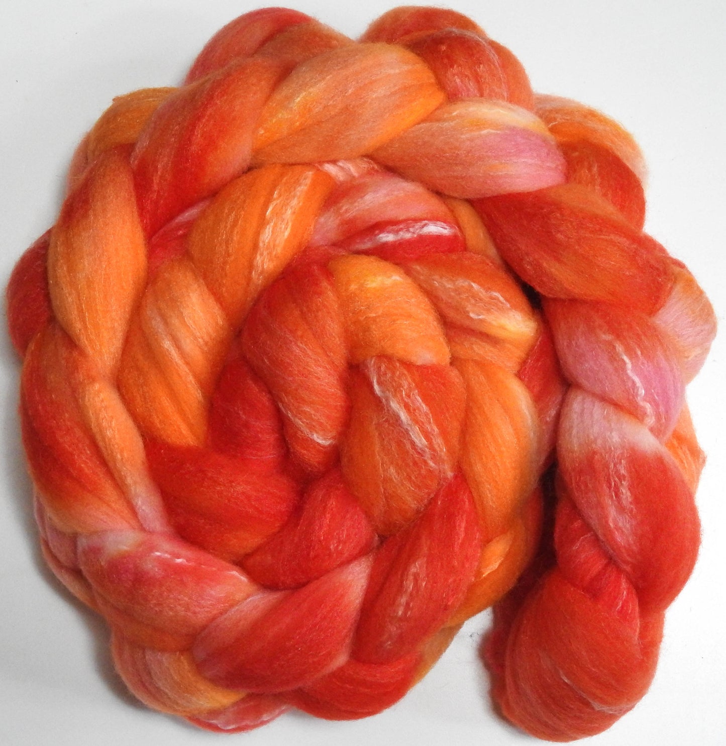 Hibiscus (5.7 oz)- Targhee/silk/ bamboo (80/10/10)