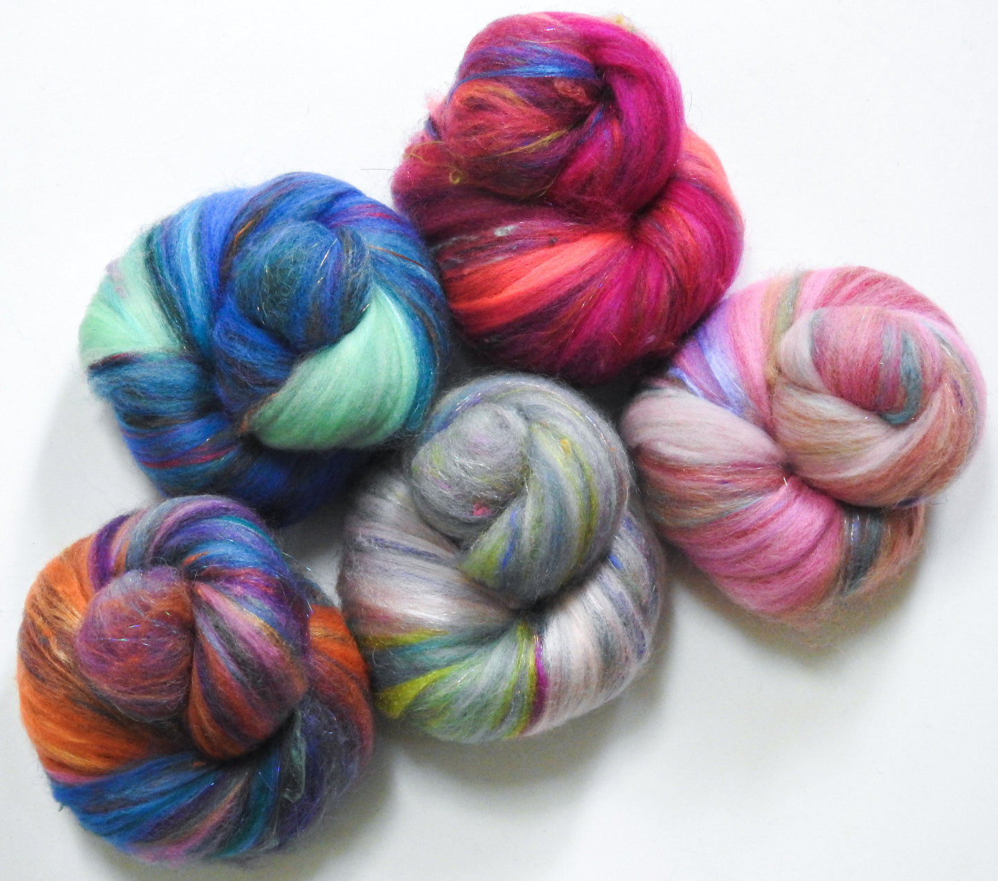 St. George's Day (4.3 oz) -Sparkle Sticklebatts - Corriedale X fleece, merino,  CAMEL, silk, silk noil, ANGELINA