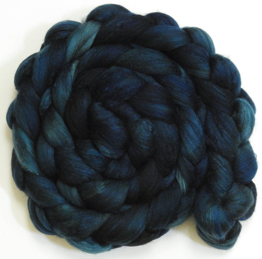 Leviathan - (5.7 oz) - Batt in a Braid #5 - Merino/ Camel/ silk/ faux cashmere/ firestar (25/25/25/13/12)