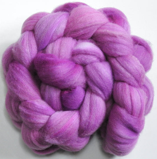 Blossom (5.8 oz) - Batt in a Braid #60- Southdown/ Bfl/ Bio-nylon (50/25/25)