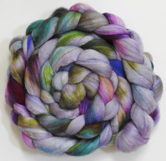Fiona -(5.7 oz) - Batt in a Braid #5 - Merino/ Camel/ silk/ faux cashmere/ firestar (25/25/25/13/12)
