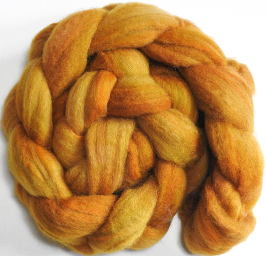 Lion's Mane (4.2 oz) - Batt in a Braid #60- Southdown/ Bfl/ Bio-nylon (50/25/25)