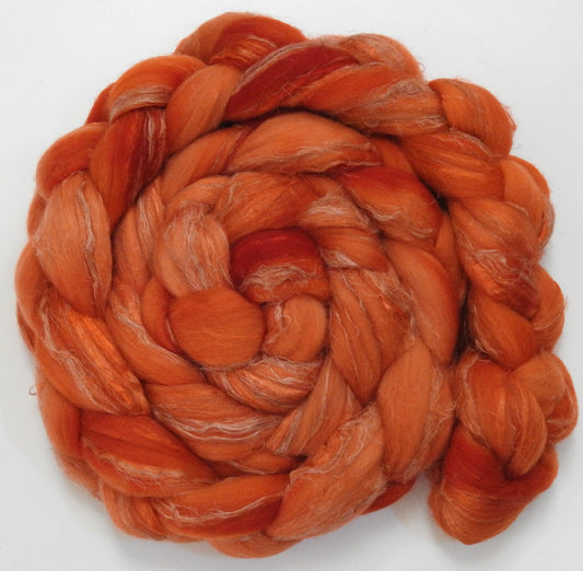 Carrot - (6.7 oz) - Merino/ Tussah Silk/ Natural Flax (50/25/25)