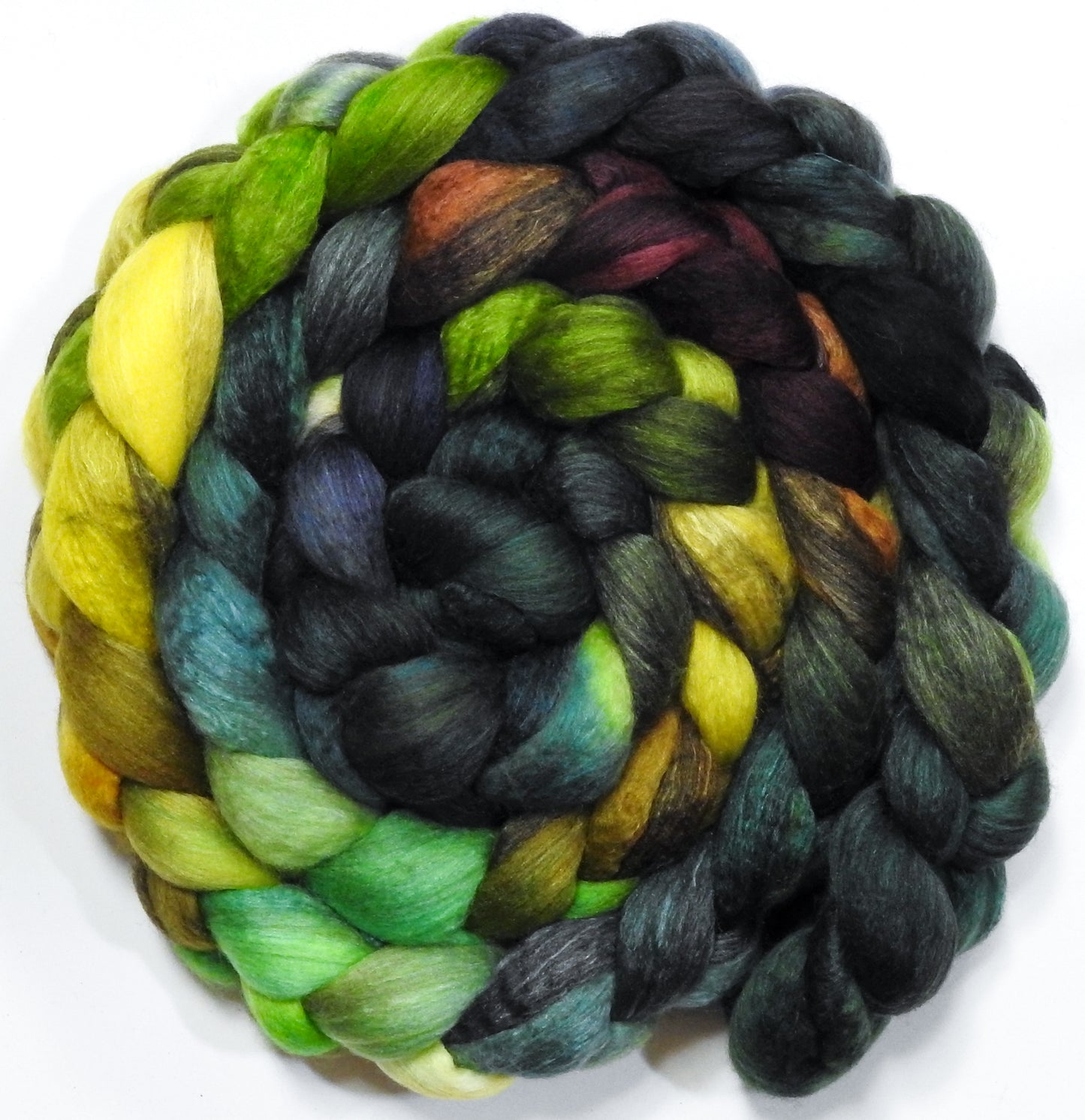 Mossy (5.3 oz) - Harlequin Haunui / Mulberry Silk (70/30)