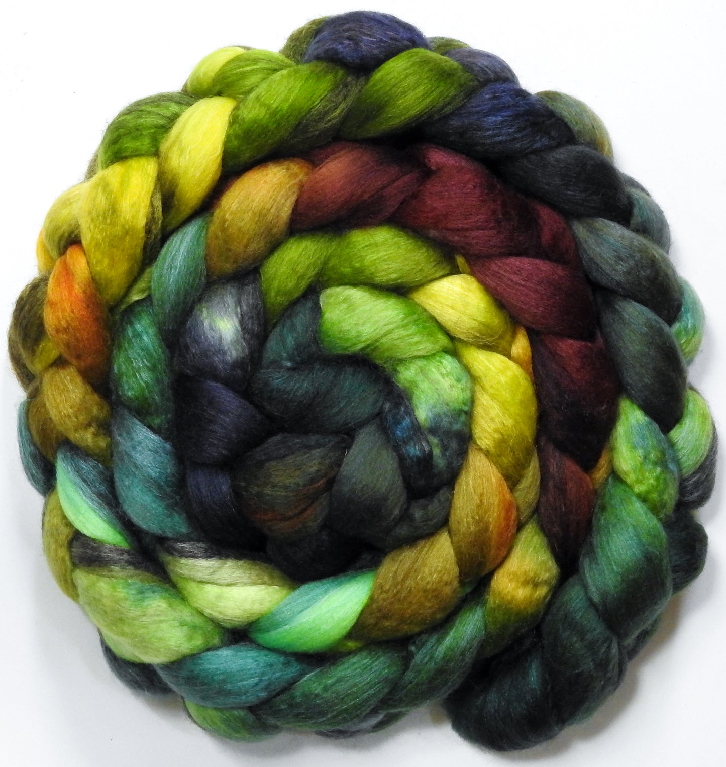 Mossy (5.3 oz) - Harlequin Haunui / Mulberry Silk (70/30)