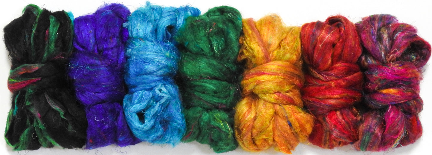 100% Sari Silk Top- Sampler- 3.5 oz total