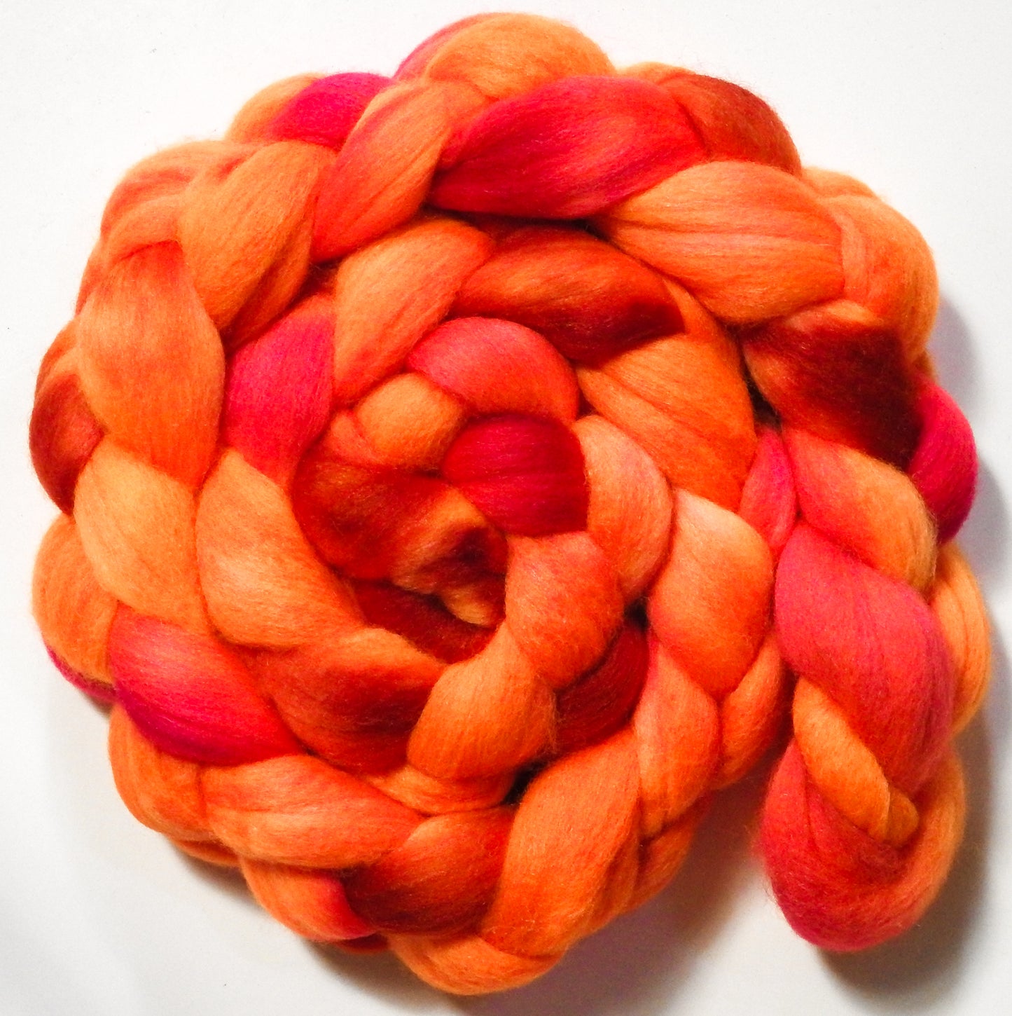 Traffic Cone (5.7 oz) - Polwarth / Tussah silk (85/15)