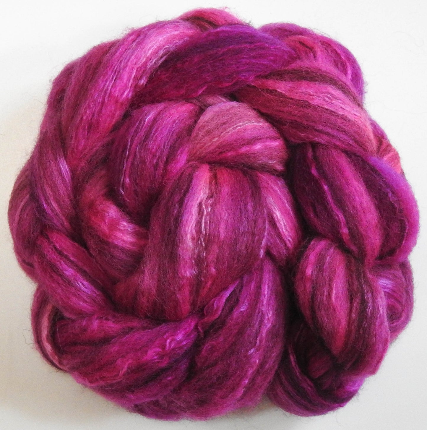 Dragonfruit - Humbug Shetland/ Mulberry Silk (75/25)
