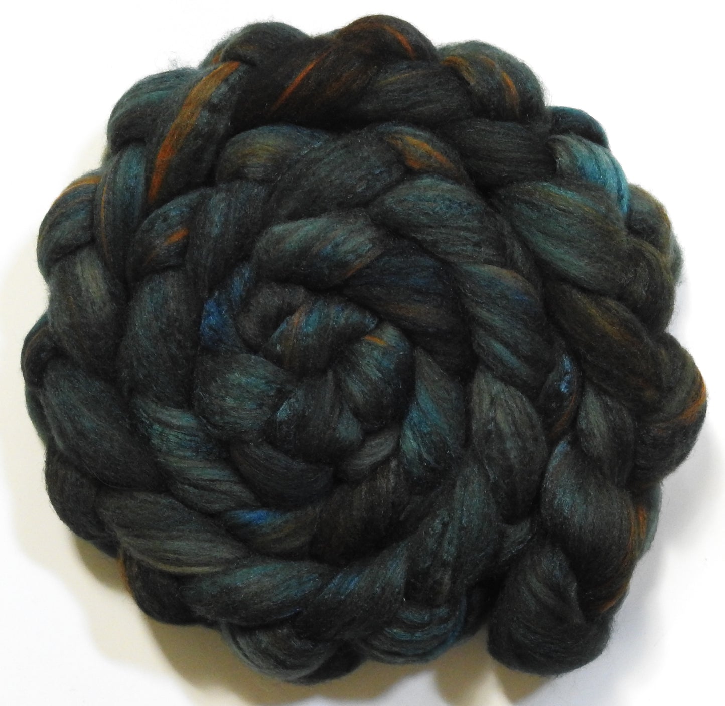 Lair (5.7 oz) - Batt in a Braid #69 - Manx Loaghtan/ Polwarth / tussah silk /nylon (30/30/30/10)