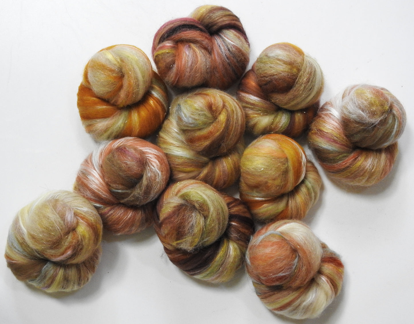 Drink Boston Dry -Sparkle Sticklebatts - Corrie X fleece, 15 micron merino,  YAK, silk, rambouillet, ANGELINA
