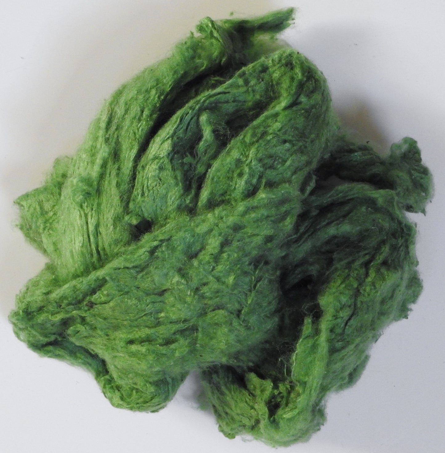 Tussah Silk Noil- Pine Green (.5 oz)