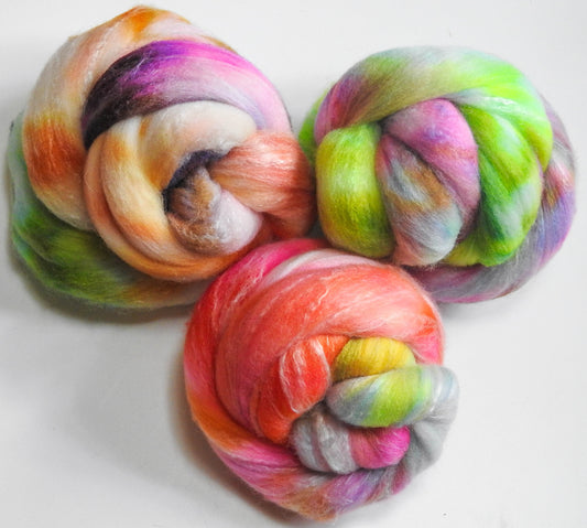Dreamy - Gradient Braid Set -(5.7 oz).-Targhee/bamboo/silk ( 80/10/10)
