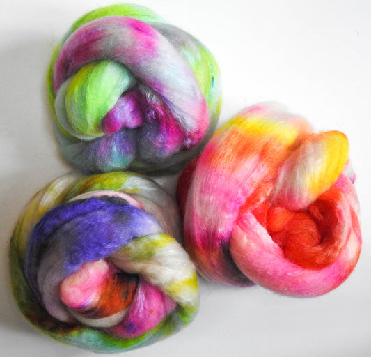 Dreamy- Gradient Braid Set -(5.9 oz).-BFL/tussah silk (75/25)