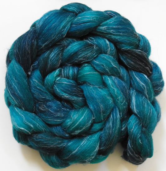 Mallard (5.7 oz) - Batt in a Braid #29 - Rambouillet / Tussah / Flax (40/40/20)