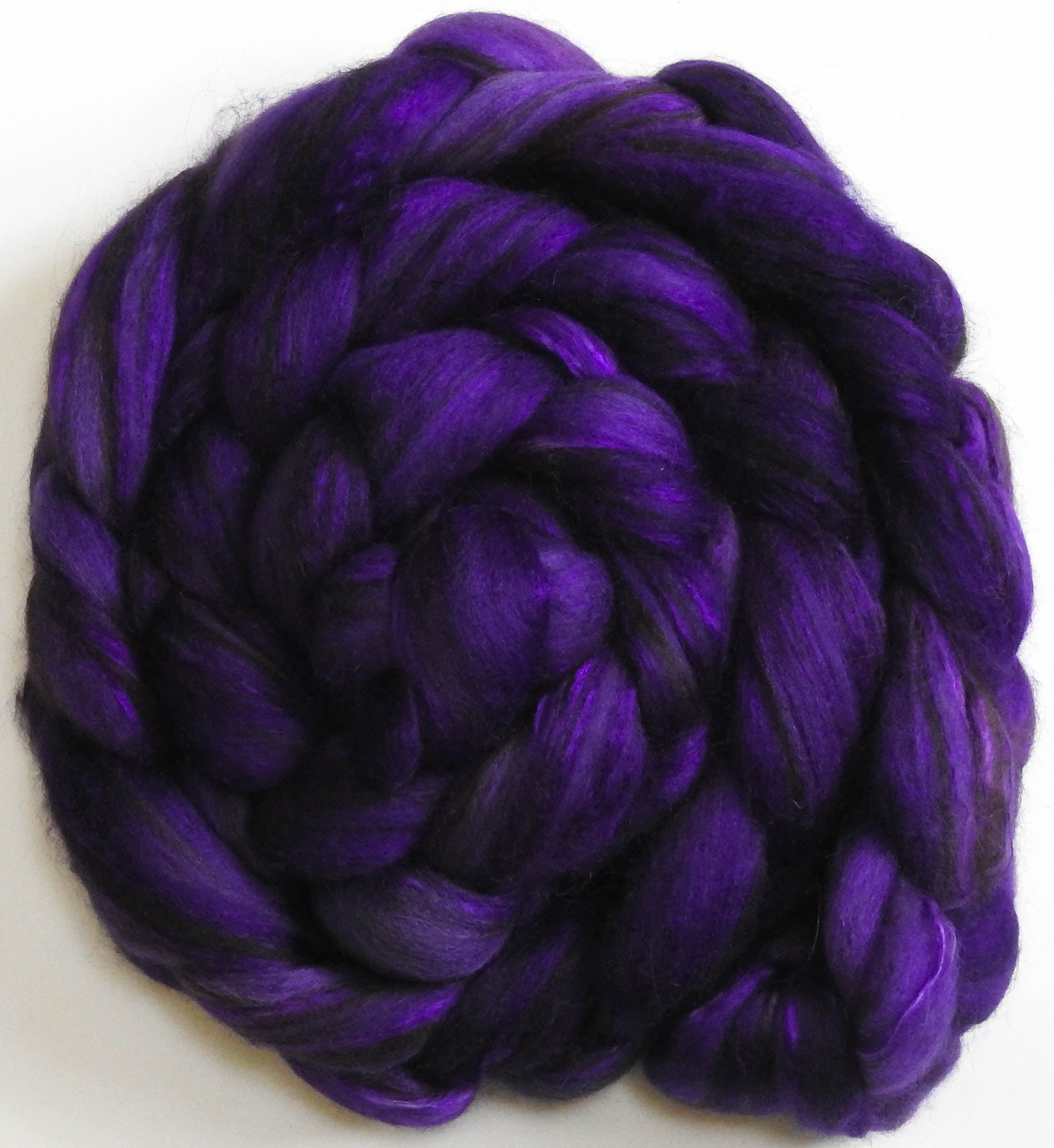 Purple Prose (5.7 oz) 18.5 mic merino/ camel/ brown alpaca/ mulberry s ...