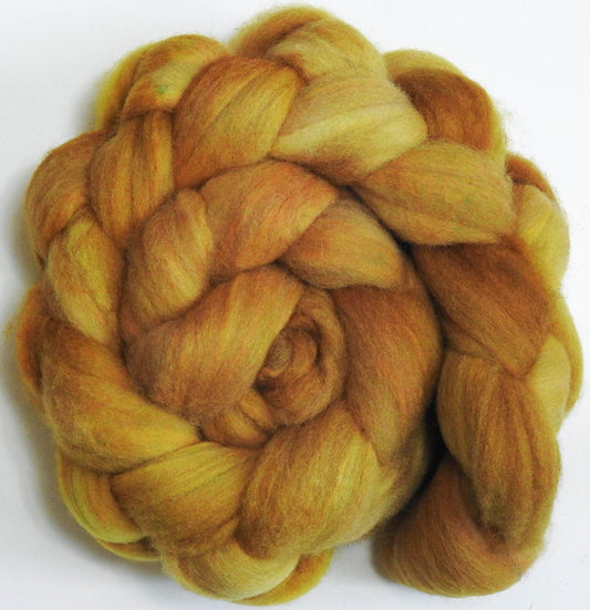 Lion's Mane (5.7 oz) - Batt in a Braid #60- Southdown/ Bfl/ Bio-nylon (50/25/25)
