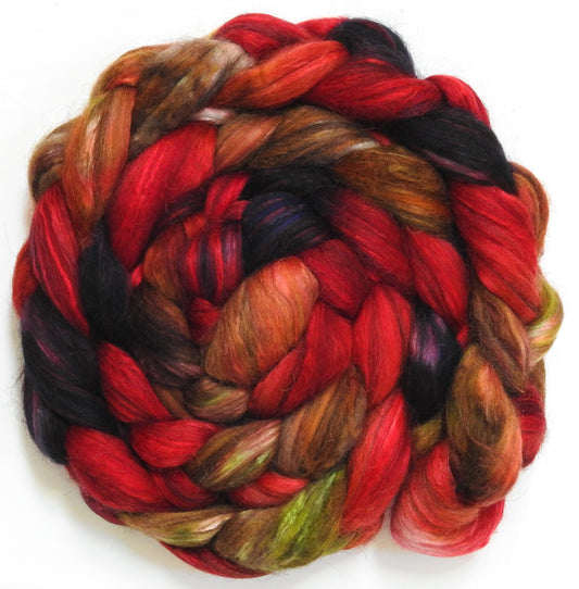 Study in Scarlet (5.4 oz) - 18.5 mic merino/ camel/ Cashmere/ UK alpaca (40/20/20/20)