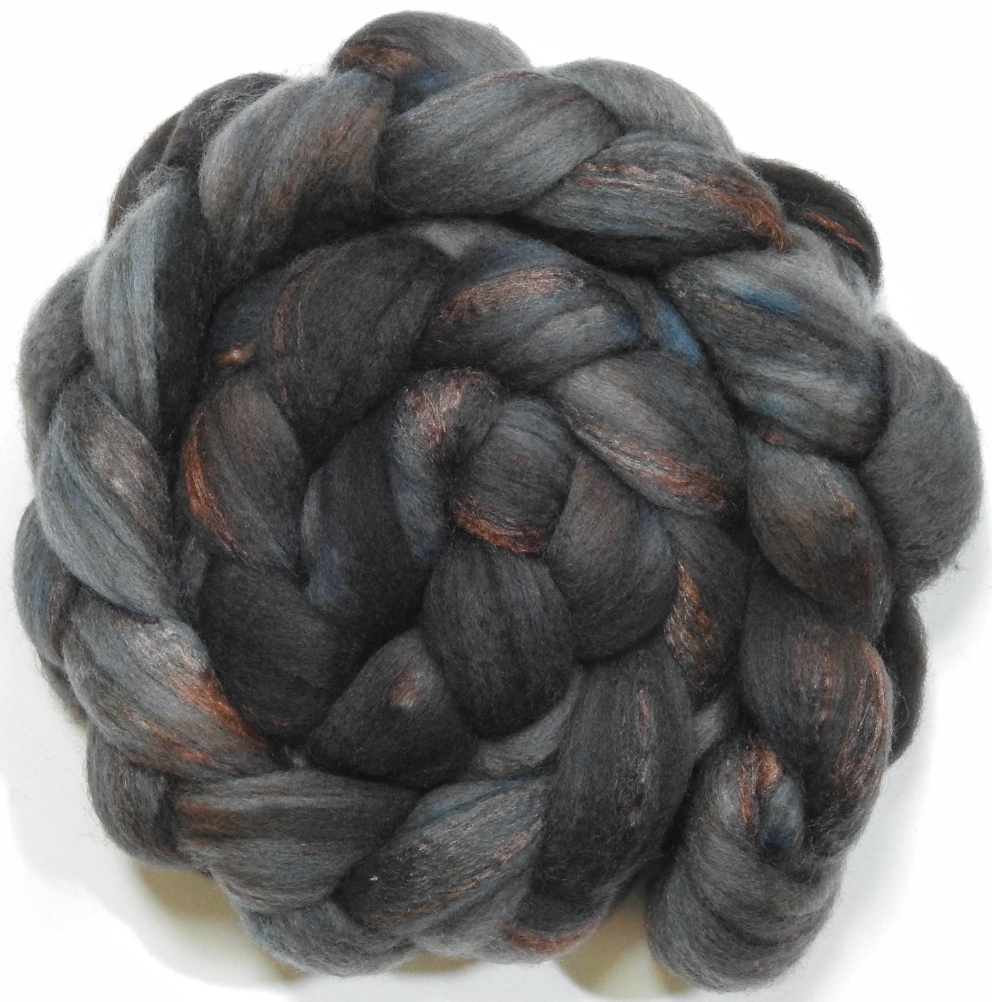 Soot (5.6 oz) - Polwarth / Tussah silk (85/15)