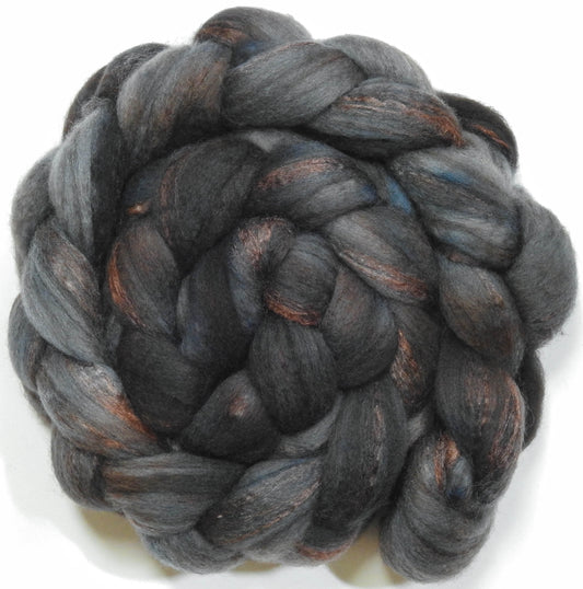Soot (5.6 oz) - Polwarth / Tussah silk (85/15)