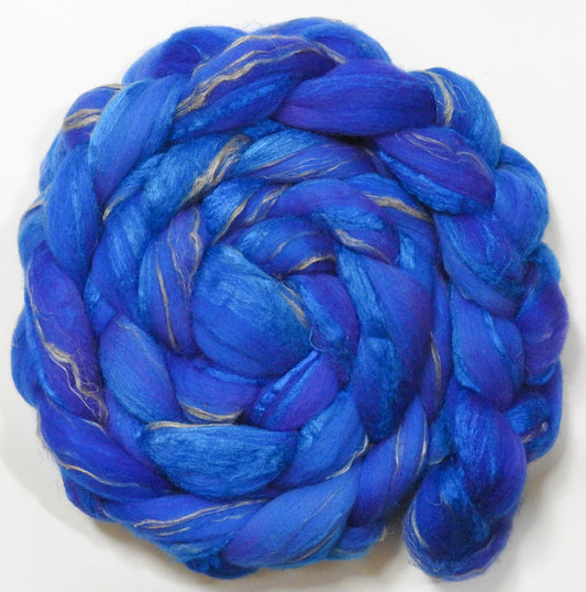 Delft Blue (5.8 oz) - Merino/ Tussah Silk/ Natural Flax (50/25/25)