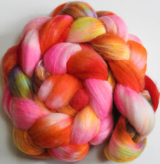 Dream House (5.8 oz) - Batt in a Braid #60- Southdown/ Bfl/ Bio-nylon (50/25/25)
