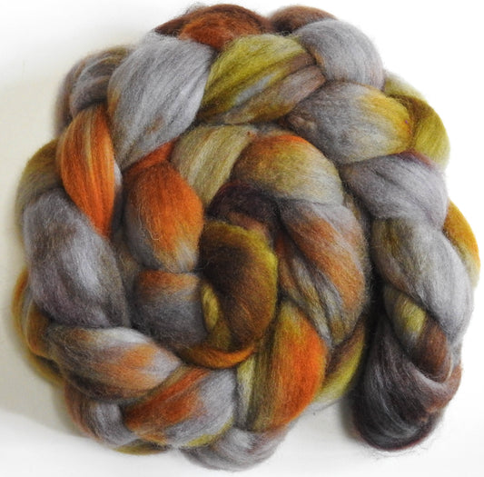 Metallurgy  (5.7 oz) - Batt in a Braid #60- Southdown/ Bfl/ Bio-nylon (50/25/25)