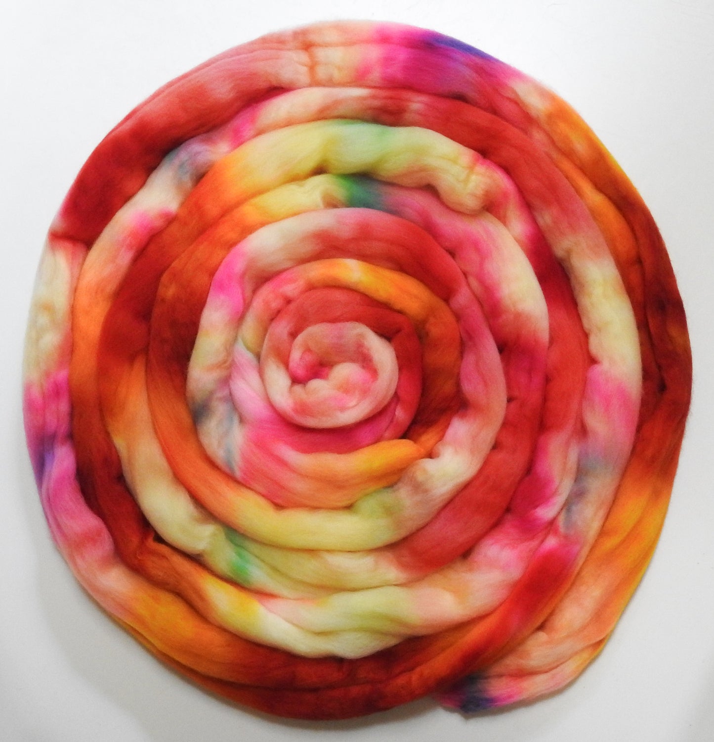 Solar Flare (5.5 oz) - Organic Polwarth/Mulberry silk (80/20)