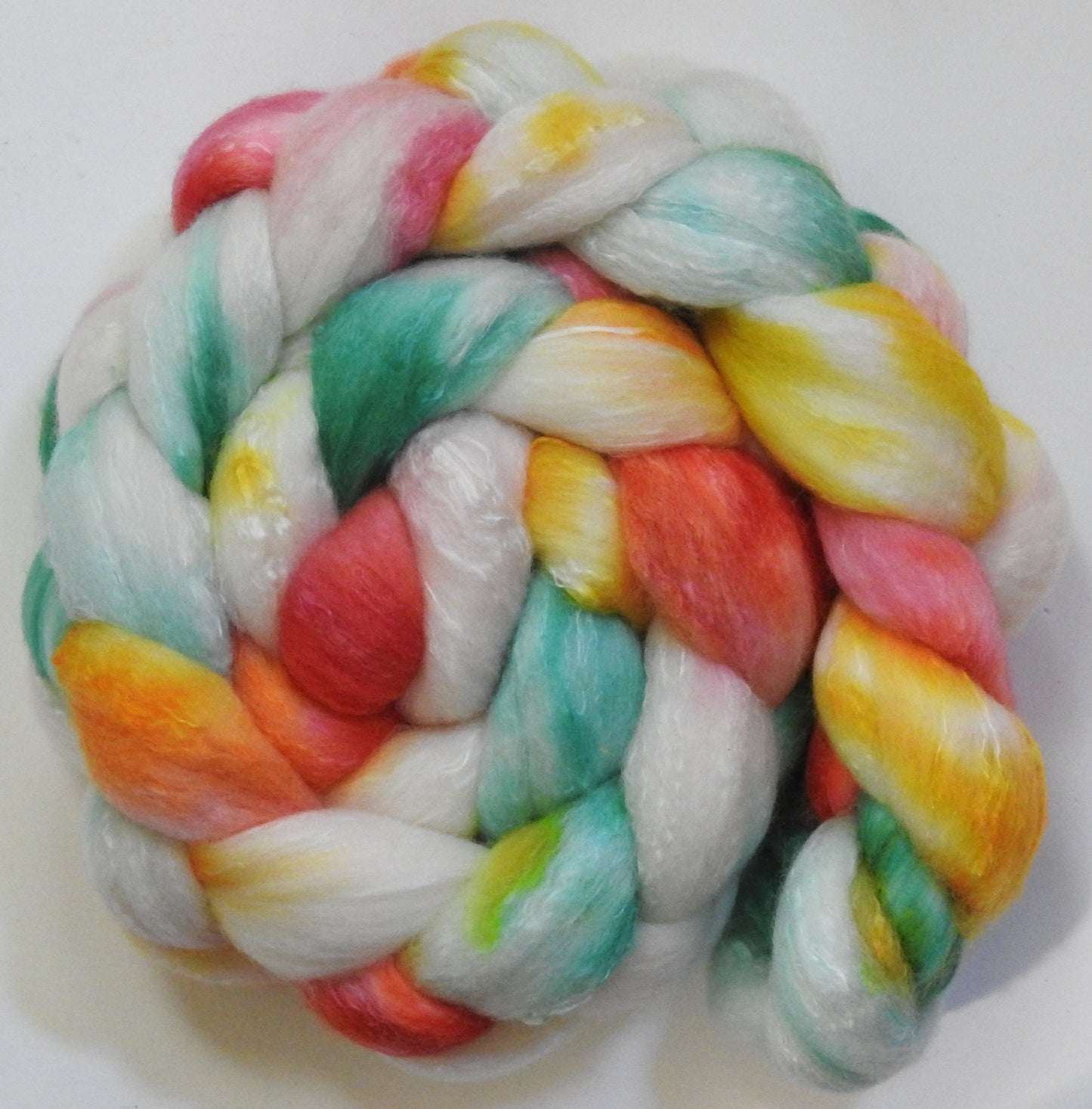 Italian Ice (5.5 oz) - Organic Polwarth/Mulberry silk (80/20)
