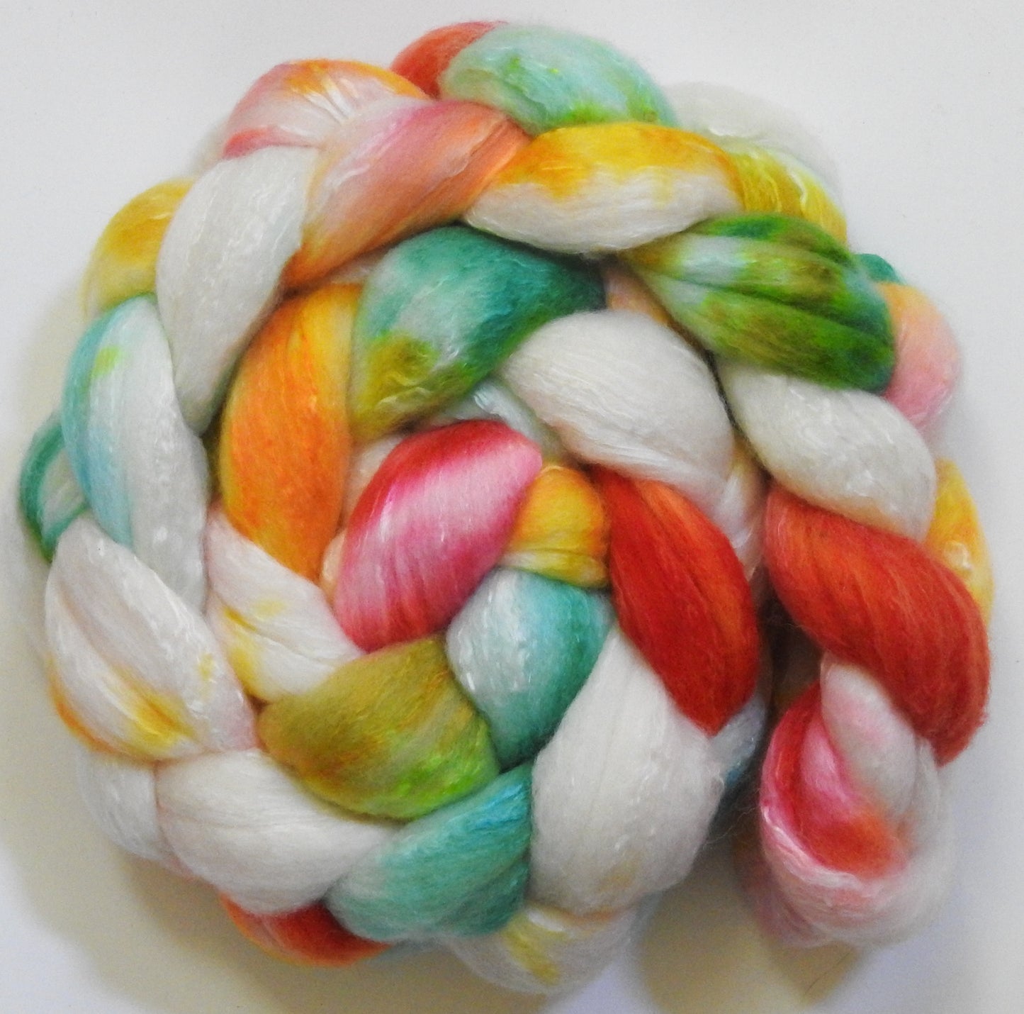 Italian Ice (5.5 oz) - Organic Polwarth/Mulberry silk (80/20)