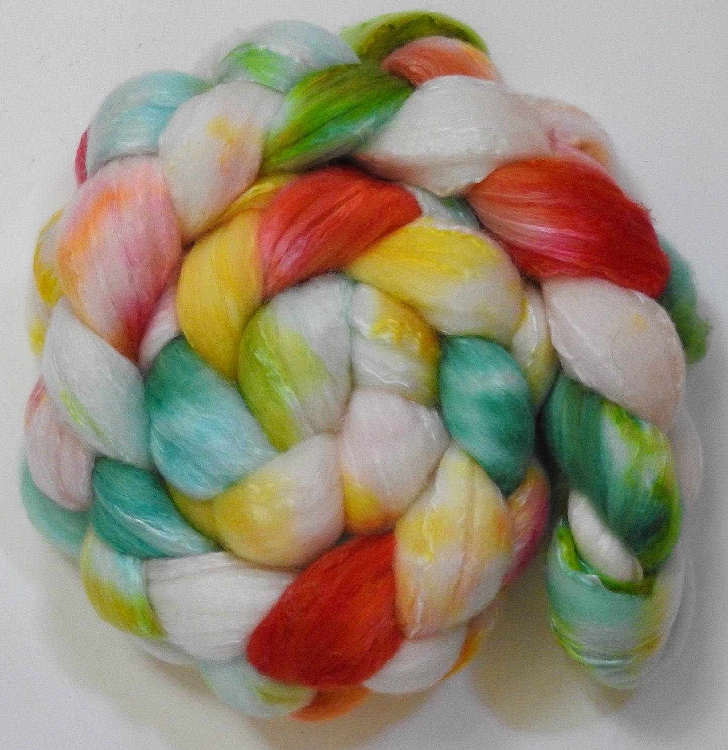 Italian Ice (5.5 oz) - Organic Polwarth/Mulberry silk (80/20)
