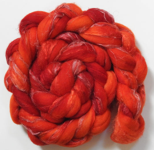 Tomato (5.7 oz) - Merino/ Tussah Silk/ Natural Flax (50/25/25)