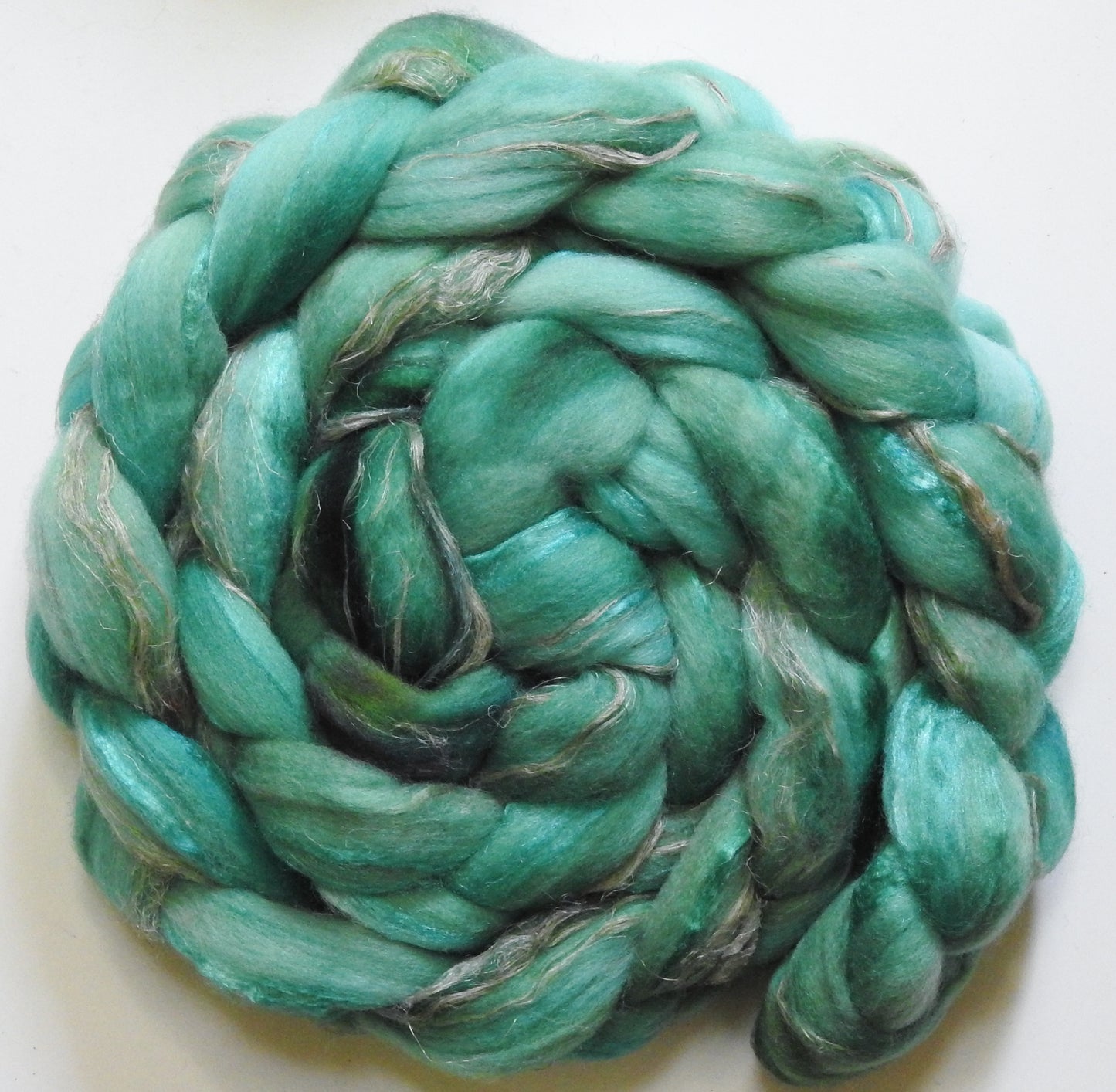 Ionian Sea (5.8 oz) - Merino/ Tussah Silk/ Natural Flax (50/25/25)